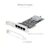 Сетевая карта StarTech.com 4-Port 2.5Gbps NBASE-T PCIe Photo 11