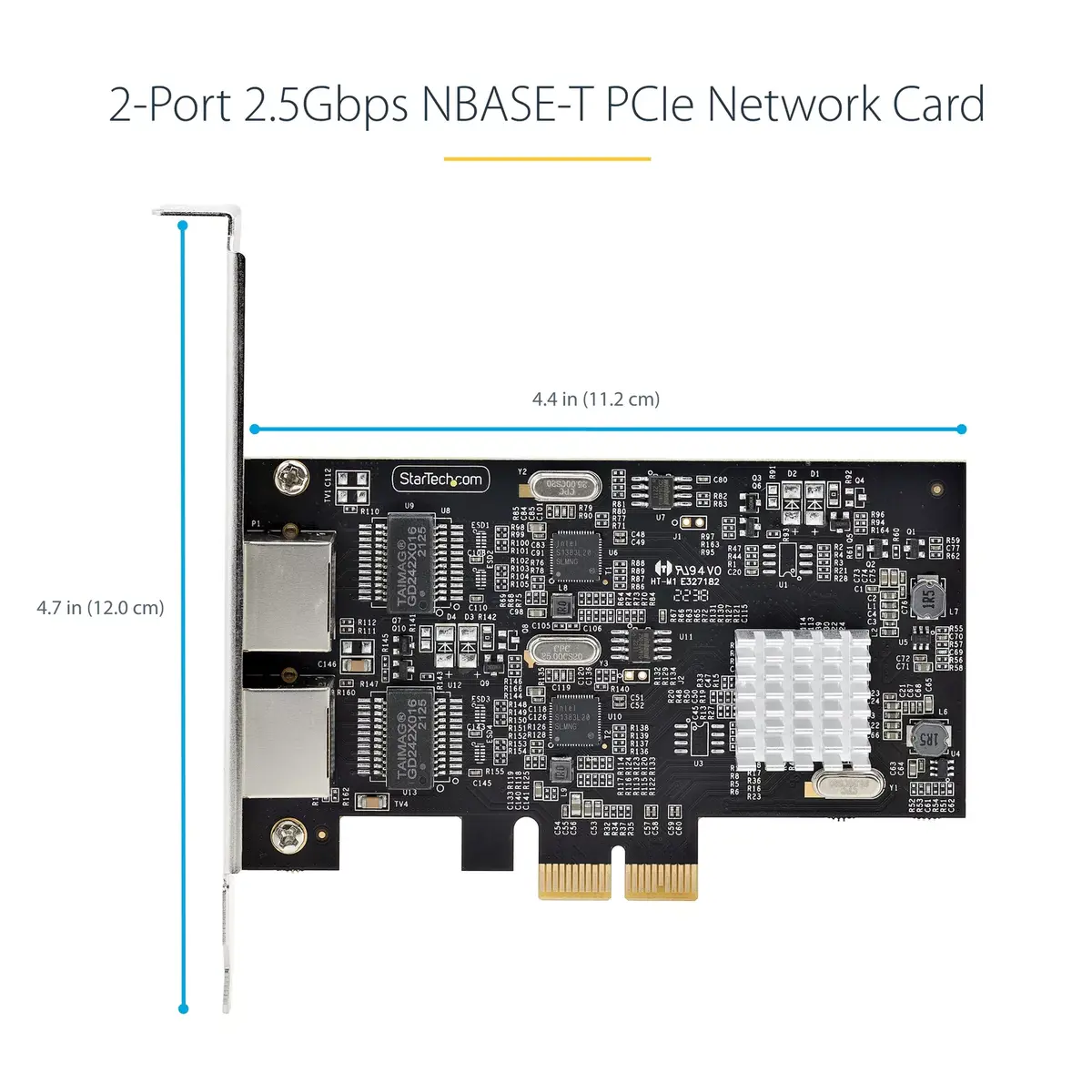 StarTech 2‑портовая 2.5Gbps NBASE‑T PCIe сетевая карта Photo 11