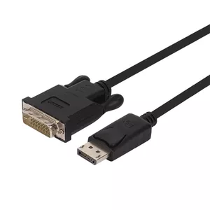 Адаптер видео кабеля UNITEK Y-5118BA 1.8м DisplayPort на DVI черный