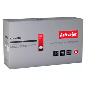 Картридж тонерный ActiveJet ATH-49NX чёрный, совместимый с HP 49X / Canon CRG-708H, 6000 стр.
