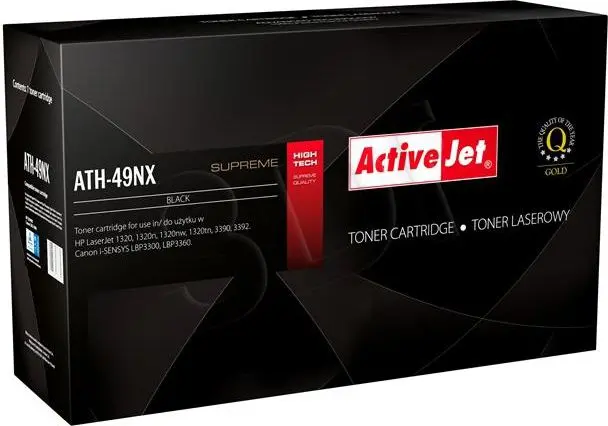 Toneru kasete ActiveJet ATH-49NX melna, saderīga