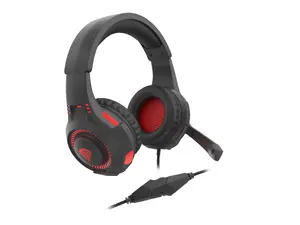 GENESIS Radon 210 Headset Wired Head-band Gaming USB Type-A Black, Red