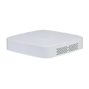 Network video recorder DAHUA NVR4104-P-EI — 4-channel NVR, up to 3840×2160, SATA HDD, 1U, white