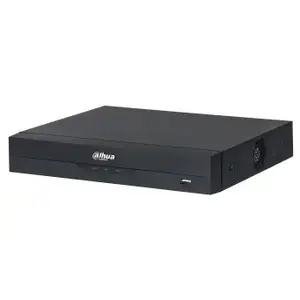 Network Video Recorder DAHUA NVR4104HS-P-EI, 4-channel, 1U, SATA HDD, up to 16 TB, 10/100 Mbps, Black