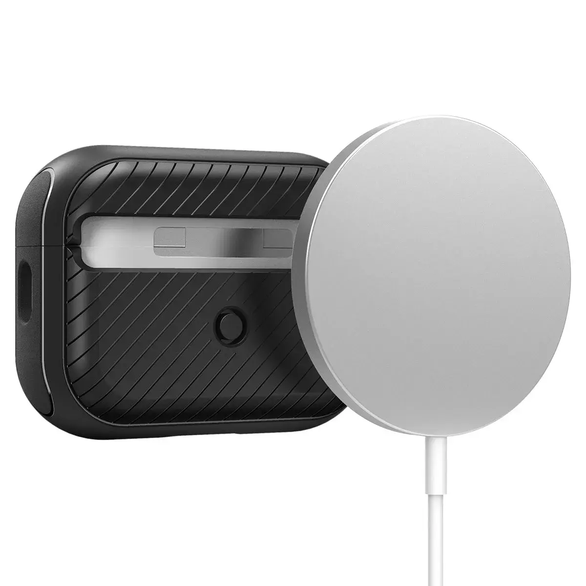 Spigen Mag Armor Case — polycarbonate + TPU, black Photo 12