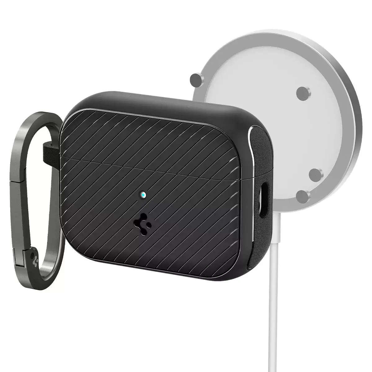 Spigen Mag Armor Case — polycarbonate + TPU, black Photo 13