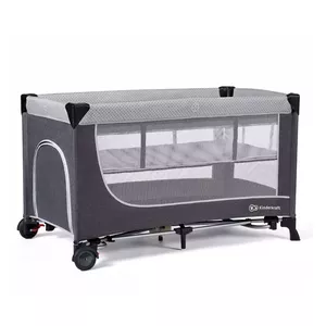 KINDERKRAFT travel cot LEODY, grey, KCLEOD00GRY0000