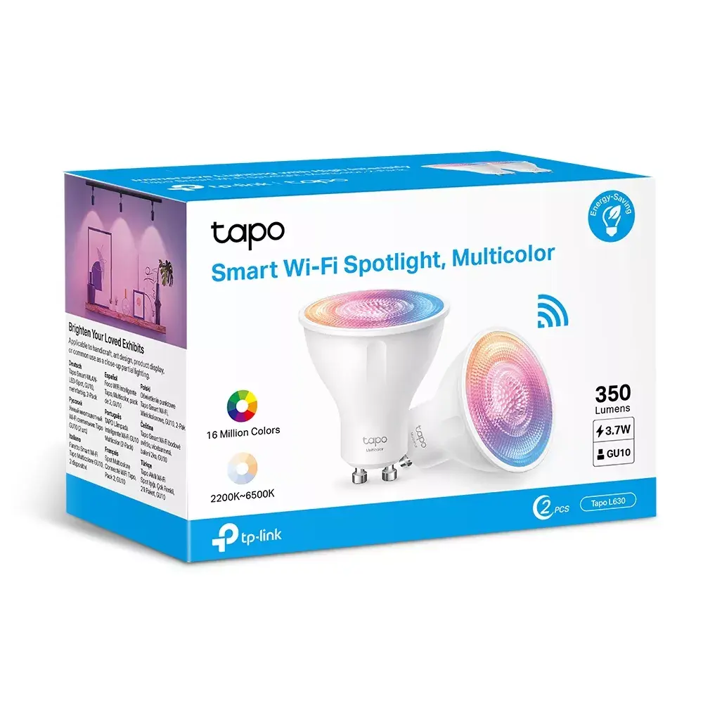 TP‑LINK Tapo L630 GU10 smart bulb (2-pack) Photo 7