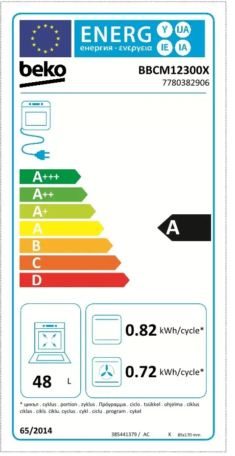 BEKO BBCM12300X встраиваемый электрический шкаф Photo 6