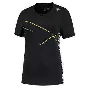 T-shirt for women DUNLOP PERFORMANCE GAME TEE 1 XL black