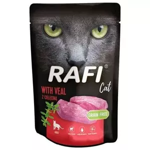Влажный корм для кошек Dolina Noteci Rafi Cat Adult с тунцом 400 г, влажность 81%, белок 9%, жир 3,5%