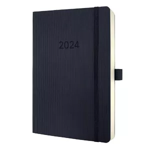Ежедневник Sigel C2420 400 страниц Черный Мягкая обложка