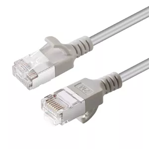 Networking Cable Microconnect V-FTP6A0025-SLIM RJ-45 Cat6a 0.25m Grey