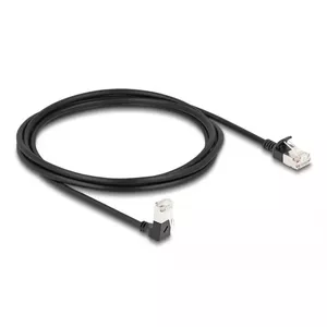 Сетевой кабель DeLOCK RJ45 Cat.6A 2м черный