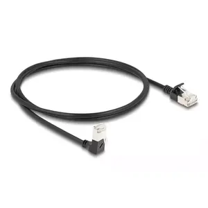 Сетевой кабель DeLOCK RJ45 Cat.6A 1м Черный