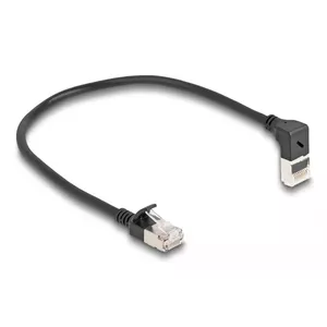 Network Cable DeLOCK RJ45 Cat.6A 0.25m Black