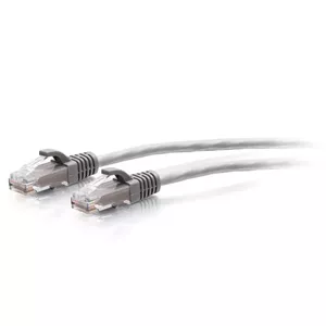 C2G Ethernet pieslēguma kabelis 0.3m Cat6a Snagless UTP Pelēks
