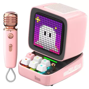 Mono portatīvais skaļrunis Divoom Ditoo-Mic Mini Rozā