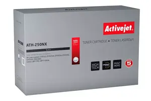 Toner cartridge ActiveJet ATH-250NX — black, replacement for HP 504X CE250X / Canon CRG-723HB, 10500 pages, 1 pc