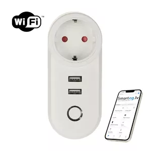 WI-FI SMART PLUG ATLO-P1U2-TUYA Wi-Fi, Tuya Smart