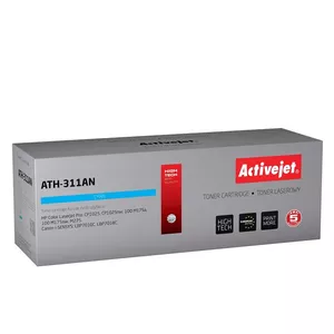 Toner cartridge ActiveJet ATH-311AN cyan 1000 pages, compatible with HP 126A / Canon CRG-729C