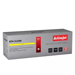 Toner cartridge ActiveJet ATH-312AN yellow, compatible with HP 126A/CE312A and Canon CRG-729Y, 1000 pages, single pack