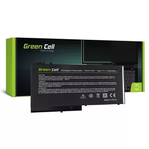 Аккумулятор Green Cell DE117 для DELL Latitude 11 3150/3160, 12/E5250/E5270 — LiPo 11,1 В 3400 мА·ч, 4 ячейки, чёрный