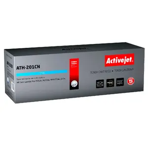 Тонер-картридж ActiveJet ATH-201CN — голубой (Cyan), замена HP 201A (CF401A), 1400 страниц, 1 шт