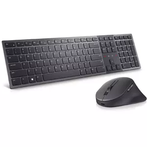 DELL KM900 Keyboard Mouse included Office RF Wireless + Bluetooth QWERTZ German Graphite