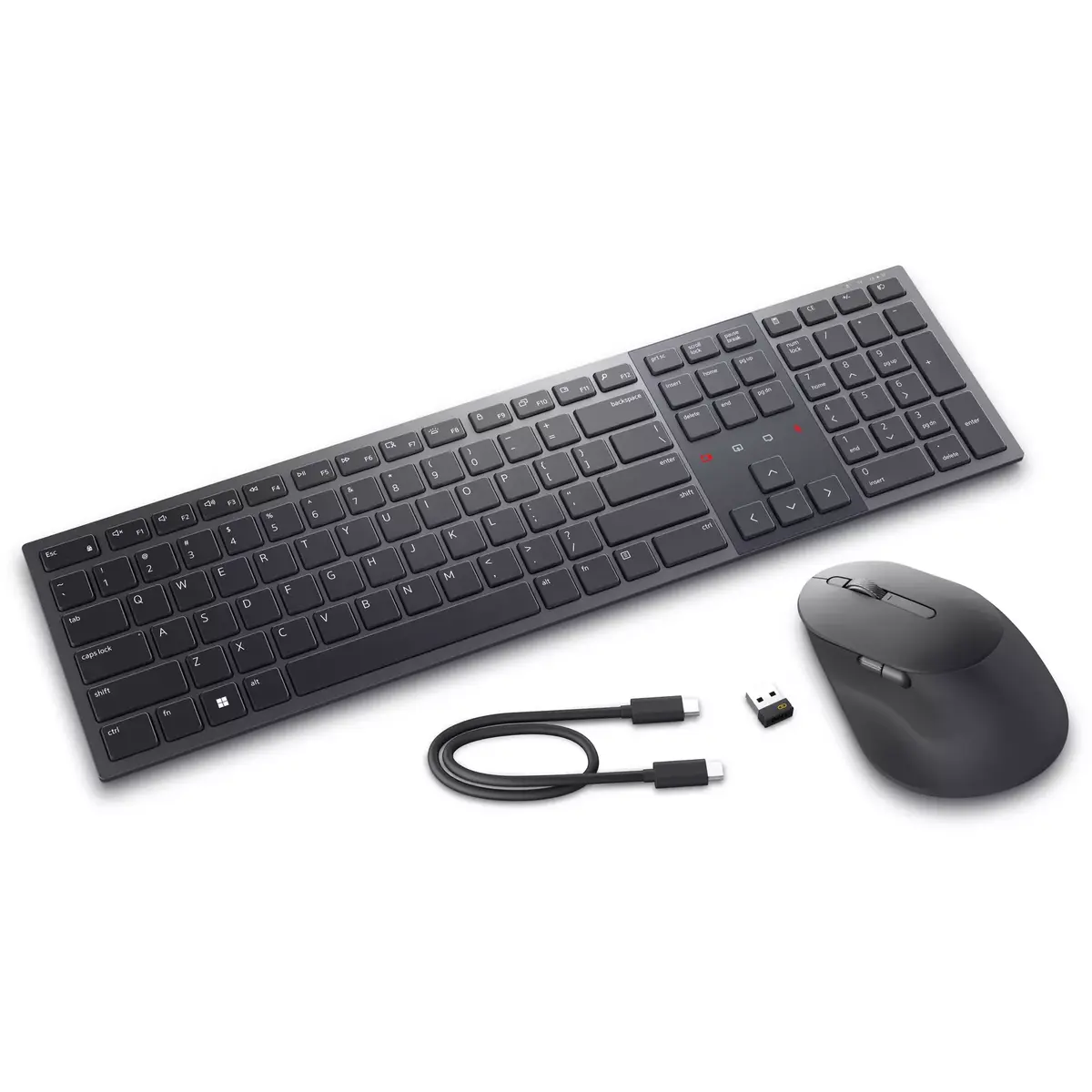 DELL KM900 Keyboard Mouse Wireless Bluetooth QWERTZ Photo 2