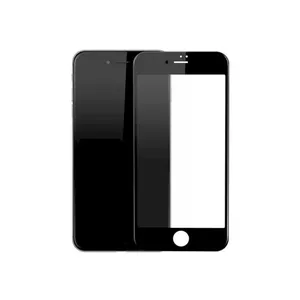 Tempered glass screen protector for Apple iPhone 7 Plus / 8 Plus — 9D full coverage, black