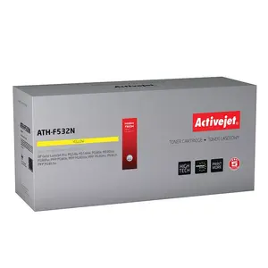 Тонер ActiveJet ATH-F532N заменитель для HP 205A CF532A, лазерный, желтый, 900 страниц, 1 шт