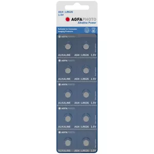 Single-use battery AgfaPhoto 150-805559 LR66 Alkaline 2.6mm height 6.8mm diameter