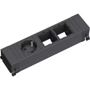 Bachmann POWER FRAME удлинитель 0.2 м 1 розетка AC Черный