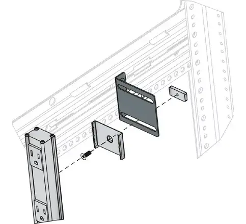 Аксессуар для стойки Middle Atlantic Products PB-90 Photo 2
