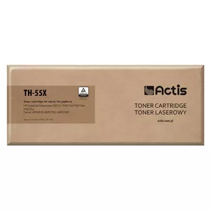 Toner cartridge ACTIS TH-55X compatible for Canon/HP, black, 12,500 pages, single pack