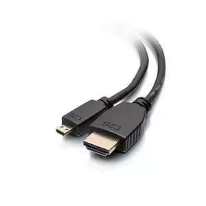 C2G High Speed HDMI uz Micro HDMI kabelis ar Ethernet, 1.8 m, 4K 60Hz