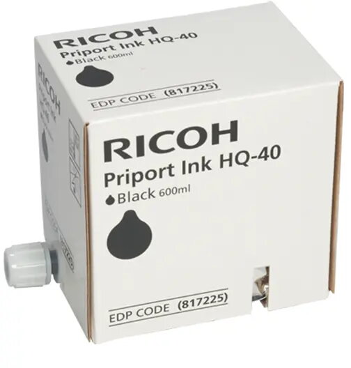 Ricoh 817225 Saderīga melna tintes kasetne