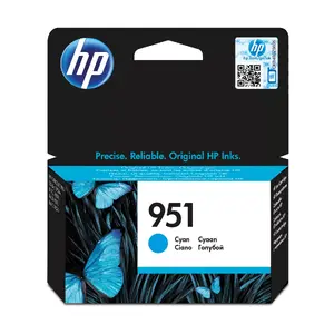 Картридж для принтера HP 951 Cyan (CN050AE) — пигментные чернила, 8,5 мл, ≈700 страниц, стандартный ресурс, 1 шт.