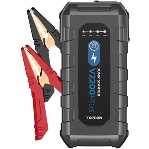 Пускозарядное устройство Viking TOPDON V2200Plus 2200A 12V 16 000 mAh с USB-C PD 60W, USB-A QC, DC‑входом и Bluetooth