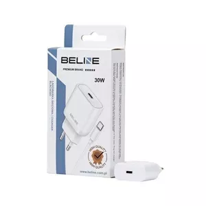Зарядное устройство 30W USB-C Beline Beli02177 белое с кабелем USB-C