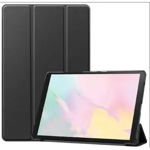 Protective case for Samsung Galaxy Tab A7 10.4 (2022) — Black, microfiber interior