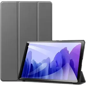 Protective folio case for Samsung Galaxy Tab A7 10.4 (2022) Silver with microfiber interior