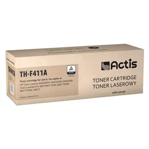Tonerkartridžs ACTIS TH-F411A (aizvieto HP 410A CF411A), cian, standarta 2300 lpp., 1 gab.