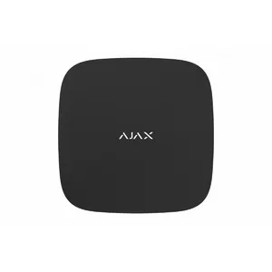Ajax Hub 2 Plus ASP black — central alarm control panel for security systems, supports 8 users (EU)