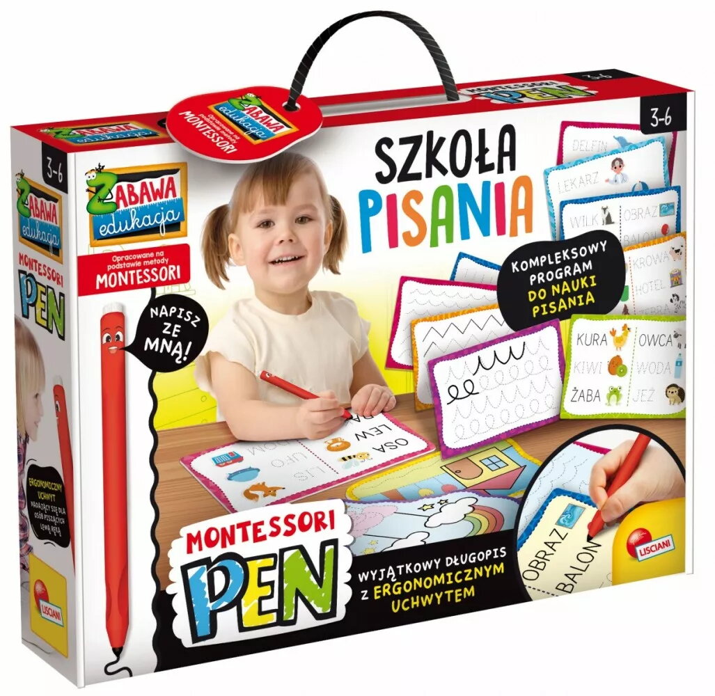 Liscianigiochi Montessori Pen Writing school komplekts