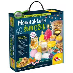 Educational science kit Liscianigiochi "I'm a Genius" Candle Manufacture 304-PL10208 – hands-on candle-making experiments