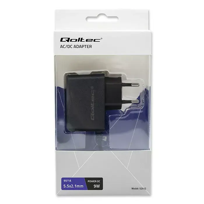 Barošanas adapteris QOLTEC 52412 — 9V 1A Photo 6