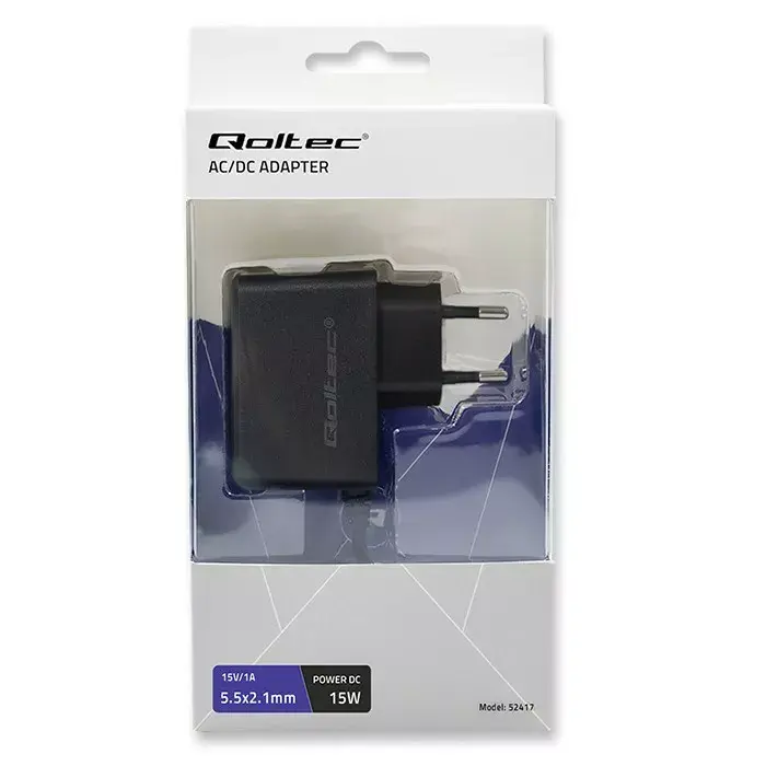 Power adapter QOLTEC PREMIUM 15W 15V 1A Photo 6