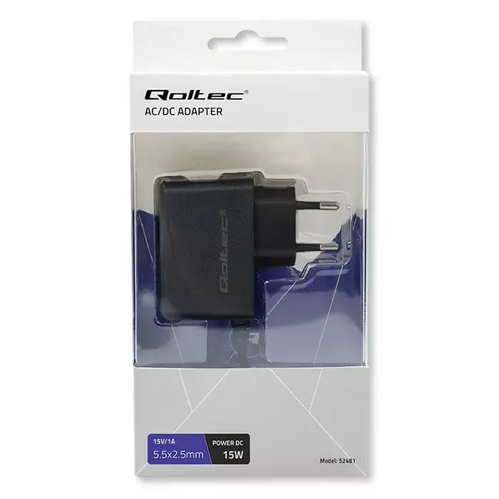 Power adapter QOLTEC 15W 15V 1A Photo 6
